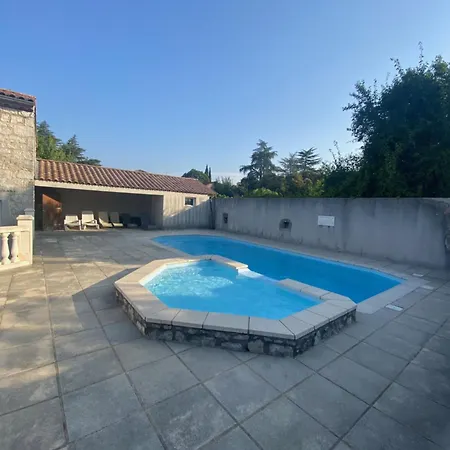 6p Ardeche ,ruoms Centre, Climatise Avec Piscine *